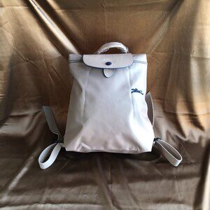 Brand New LONGCHAMP Mini Le Pliage  Backpack In pink white